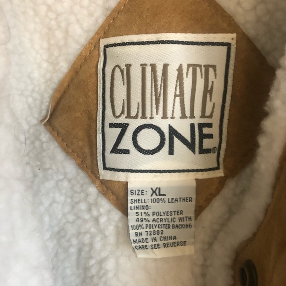 Climate Zone leather suede vest, good condition - Picture 2 of 4